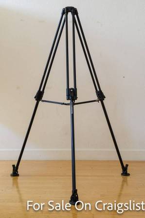 Bogen Manfrotto 3182 Professional Aluminum Video Tripod Legs 1