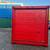 Red 6 m Shipping Container with Sectional Garage Doors 6 thumbnail