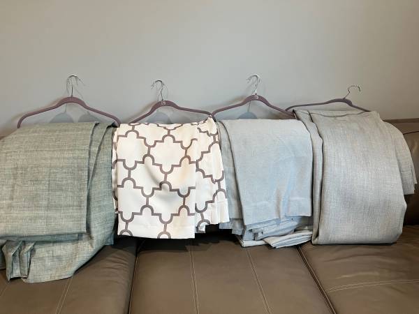 Drapes- 6 pairs $15 each pair 1