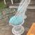 (2) Russell Woodard spun fiberglass peacock chairs B12 12 thumbnail