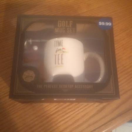 new in box golf mug set (org. 9.99) 1