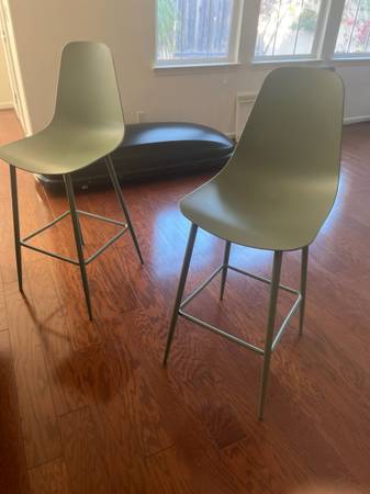 Pair of Article Bar Stools (29 inch) 1