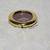 Vintage Solid Brass Round Picture Frame Hand Polished Lacquer Coated Easel Back 8 thumbnail
