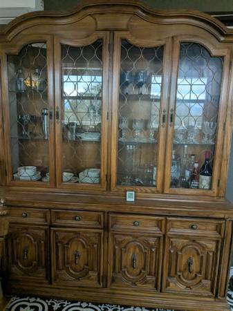Solid wood hutch 1