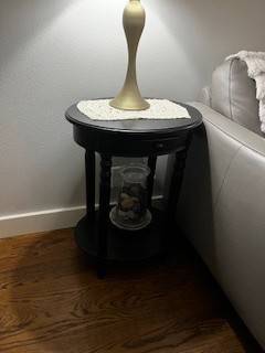 Handcrafted Decorative Black Side table 1