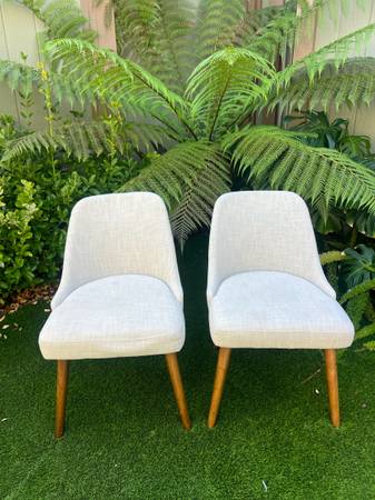 Two West Elm Dining Chairs 1