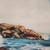 LG. PAINTING of NUBBLE LIGHT HOUSE YORK MAINE 3 thumbnail