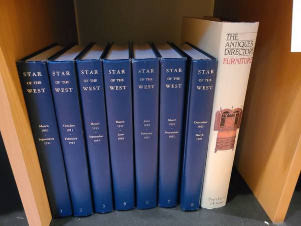 7 Volumes of Bahai Star of The West Circa 1910 thru 1924 1