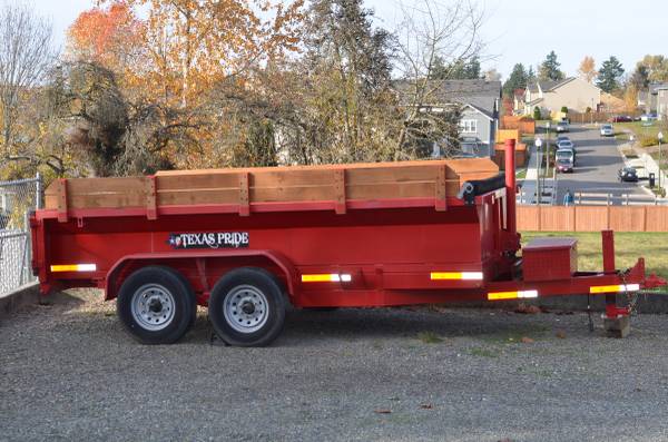 14' TEXAS PRIDE Dump Trailer 1
