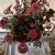Red Vase with Artificial Flower Arrangement 1 thumbnail