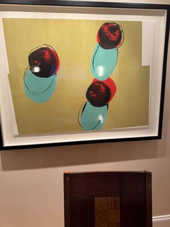 Andy Warhol Print - Space Fruit, Apples 1