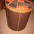 Round Leather Storage Container-w/Elephant Design On Lid 1 thumbnail