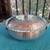 1950s hammered aluminum round lidded serving dish with handles 1 thumbnail