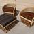 Mexican Import Equipale Handmade Chairs with Ottoman 7 thumbnail