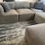 Thomasville 6 piece Gray Modular Sectional Sofa Couch 2 thumbnail