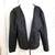 Wilsons Men's Black Leather Motorcycle Biker Jacket Size XL 10 thumbnail
