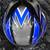Blue Motorcycle Helmet with Visor – Free Post 4 thumbnail