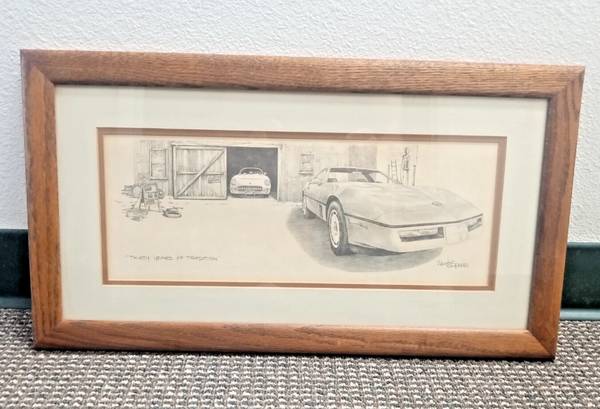 Corvette Print "Thirty Years of Tradition" by Marty Speer O-BR 1