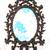Large Vintage Turner Wall Mirror with Ornate Dark Gold Frame 1 thumbnail