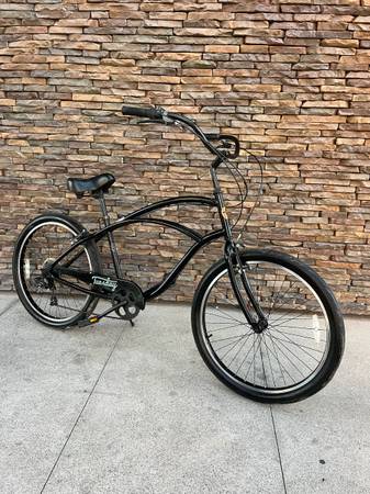 Tuesday “ June 7 ” Beach Cruiser 7 Speed Midnite Black - bicycles