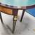 Vintage Georgian Style Demilune Flip Top Console Game Table 10 thumbnail