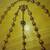 Fashion Gold w/ Blue Crystal Beads Filigree Rosary Necklace 3 thumbnail