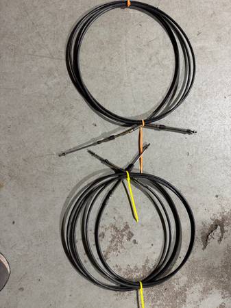 Shift and Throttle Control Cables 12 foot and 13 foot 1