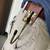 Vintage Leather Belt Loop & Metal Float Tool Hook Trowel/Electric Dril 3 thumbnail