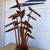 Large hand carved abstract  sculpture wood water lily/lilies Plant art 4 thumbnail