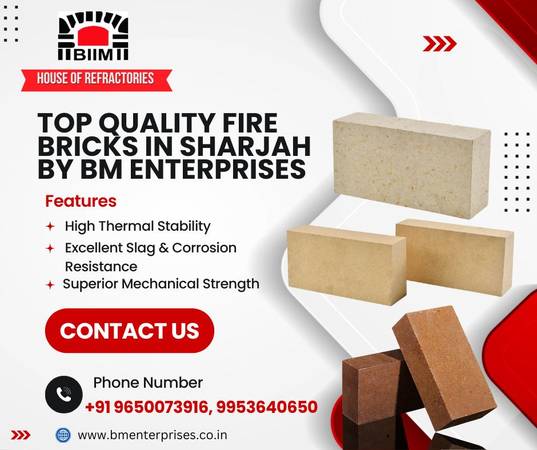 Top quality Fire Bricks in Sharjah by BM Enterprises Sharjah 1