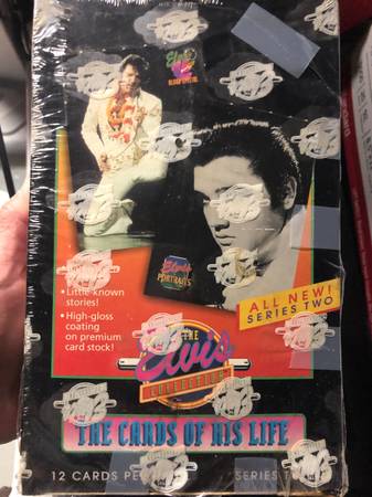 ELVIS TRADING CARDS BOX 1
