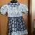 Blue little girls dress 2 thumbnail