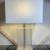 CB2 Rectangular Tempered Glass XL Table Lamp 1 thumbnail