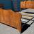 Beautiful Art Deco Era Painted Metal Full Size Bed Frame 3 thumbnail