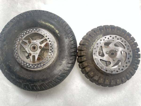 5" go kart wheel with brake rotor PLUS --J2 1