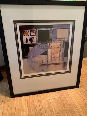 25 x 29 Black Framed Matted Timeless IV Wall Hanging Print 1