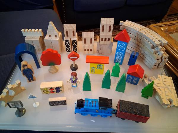 50 Piece Toy Train Accessory Set 1