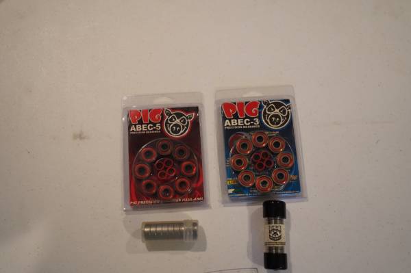 Pig Precision Bearings ABEC-3 and ABEC-5 1