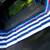 Patio BISTRO chair cushions.  ---BRAND NEW--- SUNBRELLA Blue/Silver 12 thumbnail