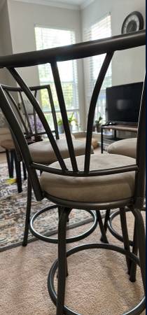 (3) Swivel Barstools 1