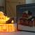 Vntg Hand Painted Porcelain Illuminated Lite House General Store 2 thumbnail
