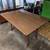 Vintage drop leaf dinning table with 4 chairs 1 thumbnail