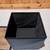 Blue Folding Collapsible Storage Ottomans with Serving Tray (2 pcs) 6 thumbnail