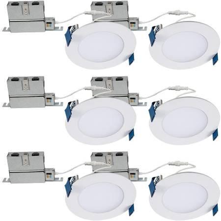 HALO HLB 4-Inch Thin Recessed Indoor/Outdoor Can less LED Downlight 1