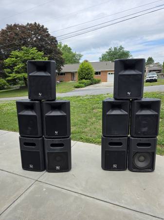 Set Electro voice active speakers 1