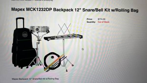 Student Percussion Kit 1