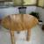 Dining round solid wood table with thick tabletop 1 thumbnail