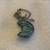Turquoise Crescent Moon Wire Necklace. Tree Of Life. Chain included 3 thumbnail