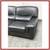Gamma Arredamenti Full-grain Leather Italian Sofa, Black 8 thumbnail
