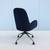 Steelcase West Elm Work Kent Office Desk Chair Royal Blue Velvet, New 12 thumbnail